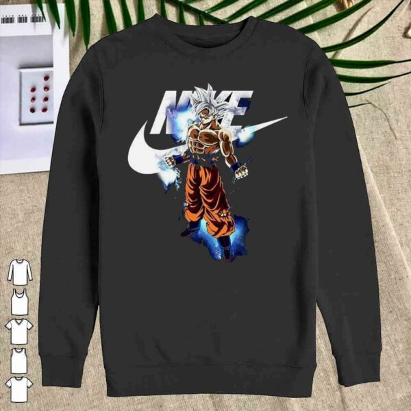Awesome Songoku nike Shirt, Dragon songoku super saiyan Nike logo Shirt