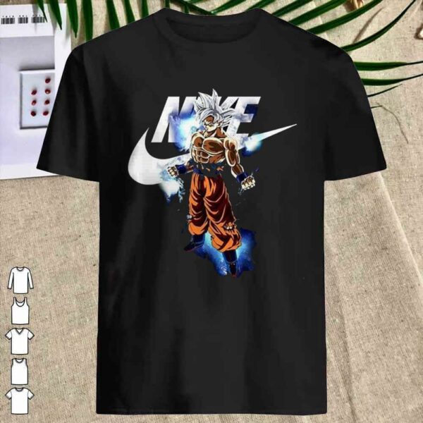 Awesome Songoku nike Shirt, Dragon songoku super saiyan Nike logo Shirt