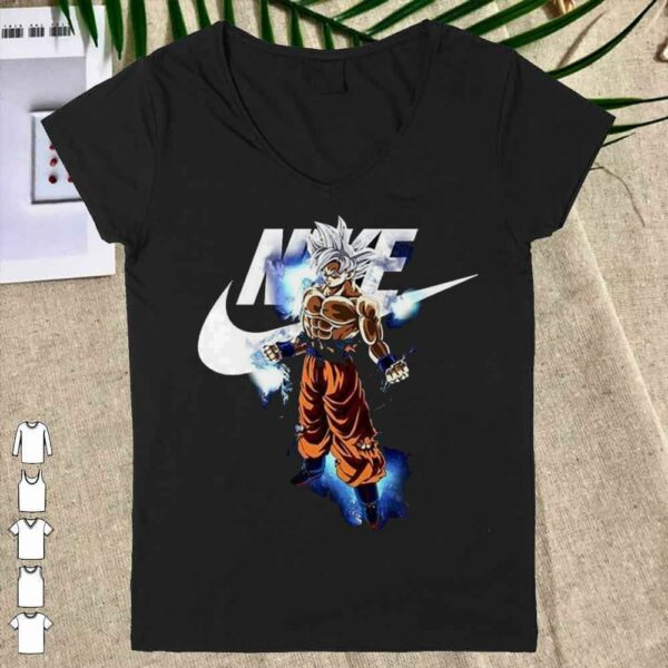 Awesome Songoku nike Shirt, Dragon songoku super saiyan Nike logo Shirt