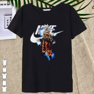 Awesome Songoku nike Shirt, Dragon songoku super saiyan Nike logo Shirt 5