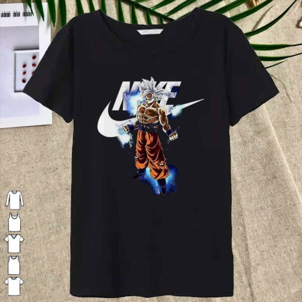 Awesome Songoku nike Shirt, Dragon songoku super saiyan Nike logo Shirt