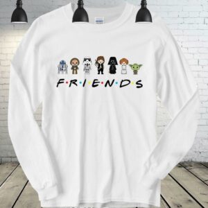 Awesome Star Wars Friends Shirt, Friends Disney shirt, Friedns baby yoda shirt, Darth Vader Shirt