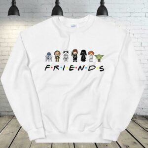 Awesome Star Wars Friends Shirt, Friends Disney shirt, Friedns baby yoda shirt, Darth Vader Shirt