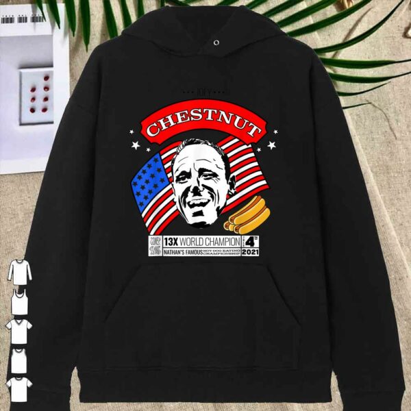 Joey Chestnut Nathan's Hot Dog Eating Fourth Of July 2021 shirt