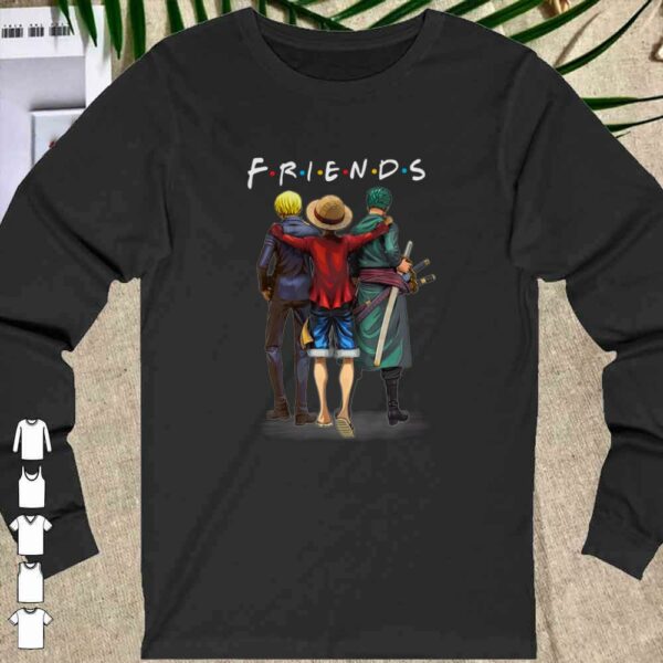 Friends Luffy Sanji Zoro One Piece shirt, Luffy shirt, Zoro Shirt, Sanji Shirt