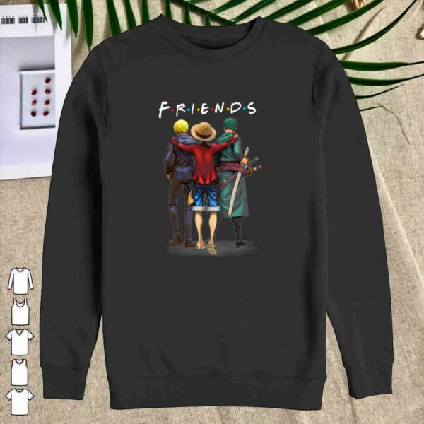 Friends Luffy Sanji Zoro One Piece shirt, Luffy shirt, Zoro Shirt, Sanji Shirt