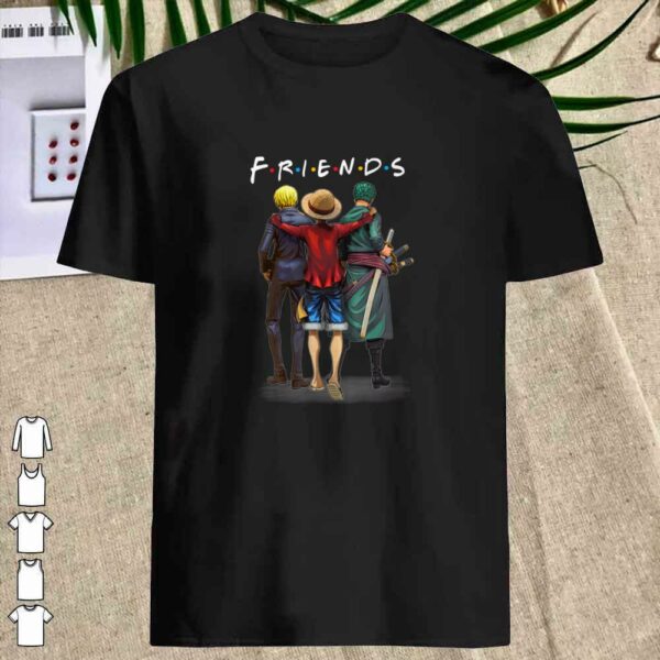Friends Luffy Sanji Zoro One Piece shirt, Luffy shirt, Zoro Shirt, Sanji Shirt