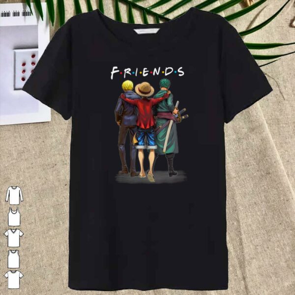 Friends Luffy Sanji Zoro One Piece shirt, Luffy shirt, Zoro Shirt, Sanji Shirt
