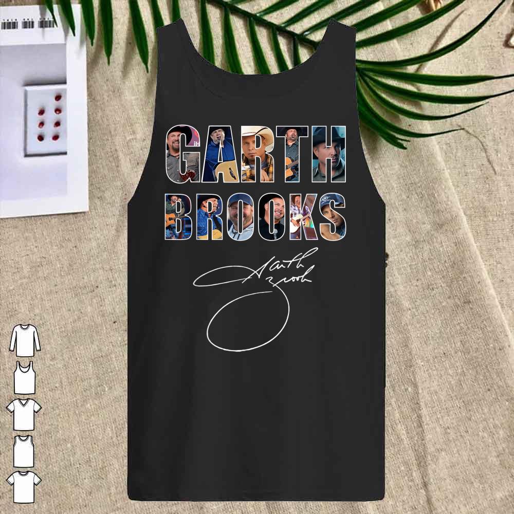 Garth Brooks Signature Legend Shirt Tank Top - Premium Garth Brooks signature legend Country shirt
