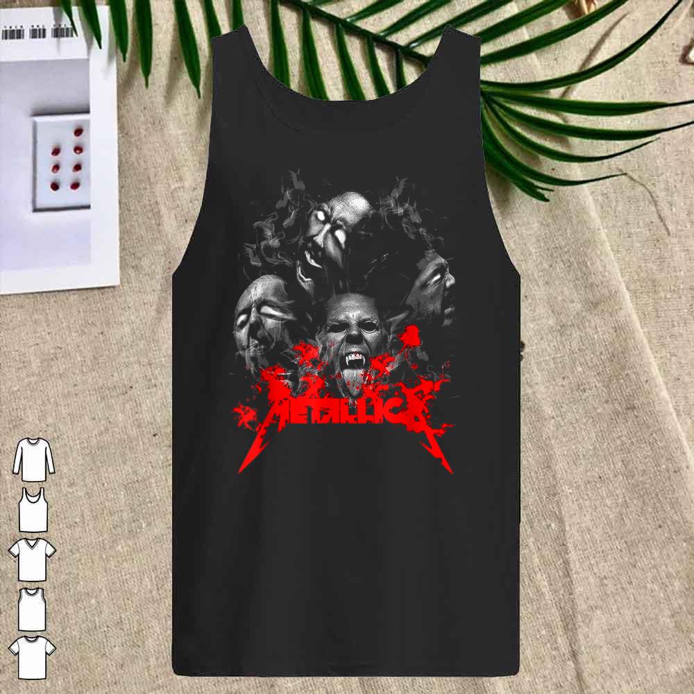 Ghost Metallicas. Art Rock Band Music Legend Limited Design Tank Top - Art Rock Band Music Legend Limited Design Ghost Metallica Shirt