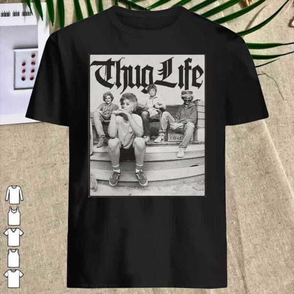 Girl Golden Thug Life Retro Shirt