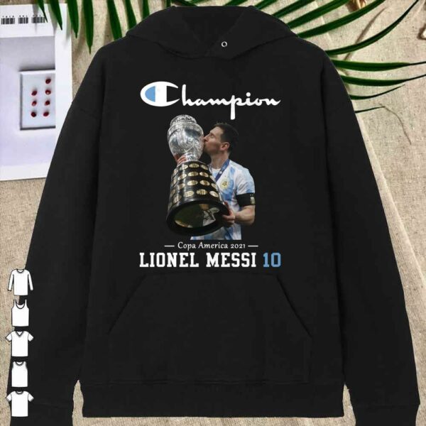 Hot Lionel Messi Champion Copa America 2021 Shirt