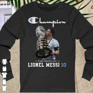 Hot Lionel Messi Champion Copa America 2021 Shirt 1