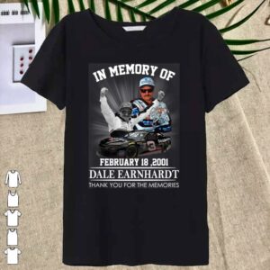 Official In Memory Of February 18 2021 Dale Earnhardt Thank You For The Memories Shirt 6