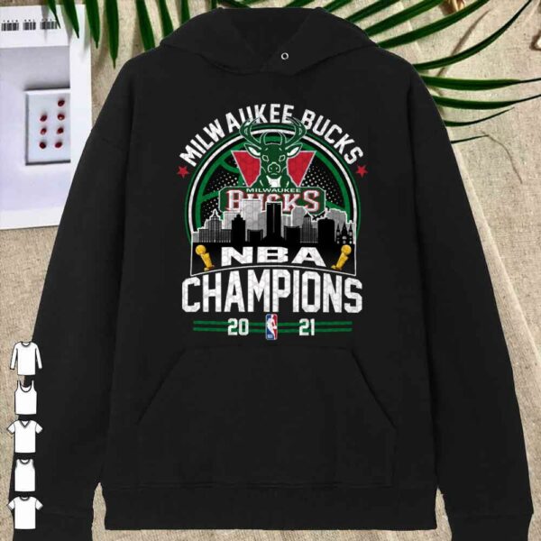 Official Milwaukee Bucks NBA champions 2021 Shirt