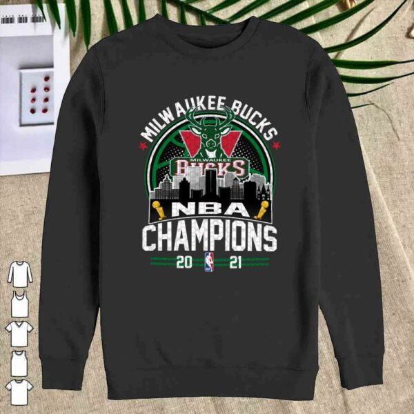 Official Milwaukee Bucks NBA champions 2021 Shirt