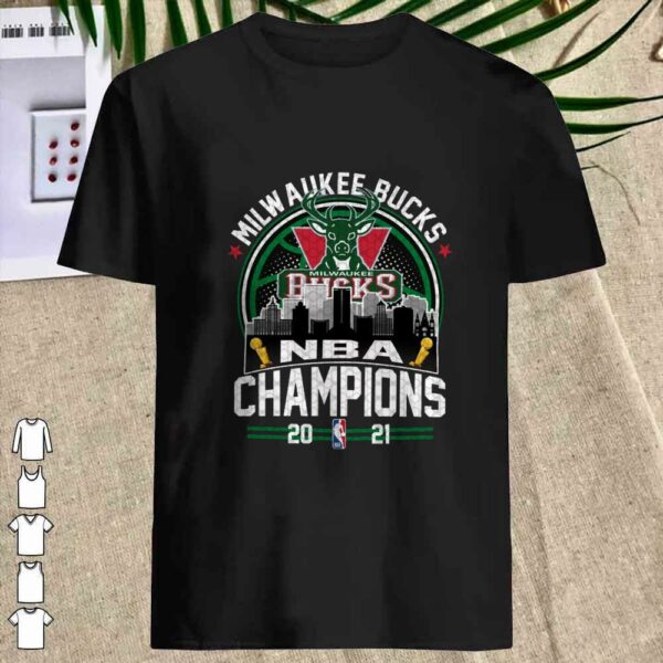 Official Milwaukee Bucks NBA champions 2021 Shirt