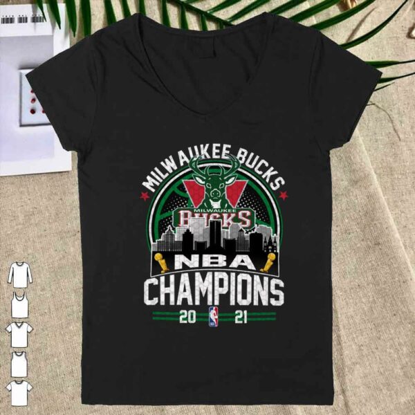 Official Milwaukee Bucks NBA champions 2021 Shirt