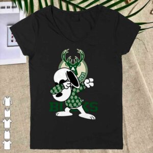 Official Snoopy Dabbing Milwaukee Bucks Champion 2021 Shirt 5