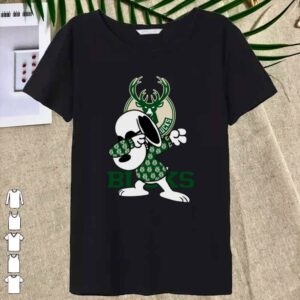 Official Snoopy Dabbing Milwaukee Bucks Champion 2021 Shirt 6