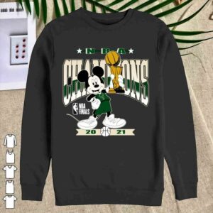 Official mickey mouse milwaukee bucks cup nba finals champions 2021 Shirt 2
