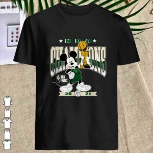 Official mickey mouse milwaukee bucks cup nba finals champions 2021 Shirt 3