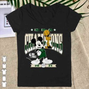 Official mickey mouse milwaukee bucks cup nba finals champions 2021 Shirt 5