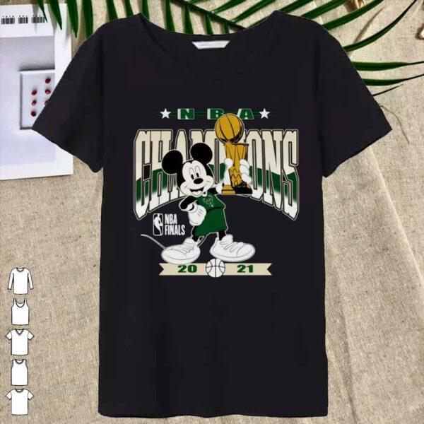 Official mickey mouse milwaukee bucks cup nba finals champions 2021 Shirt