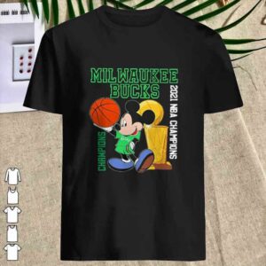 Official official 2021 nba champions milwaukee bucks disney shirt 3