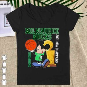 Official official 2021 nba champions milwaukee bucks disney shirt 5
