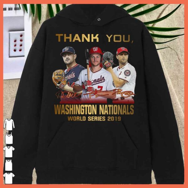 31 Max Scherzer Washington Nationals 2015-2021 Thank You For The Memories Signature Shirt