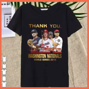 31 Max Scherzer Washington Nationals 2015-2021 Thank You For The Memories Signature Shirt 5