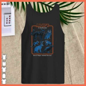 Adopt A Familiar black magic Animal Rescue Shirt 4