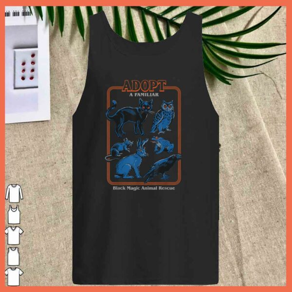 Adopt A Familiar black magic Animal Rescue Shirt