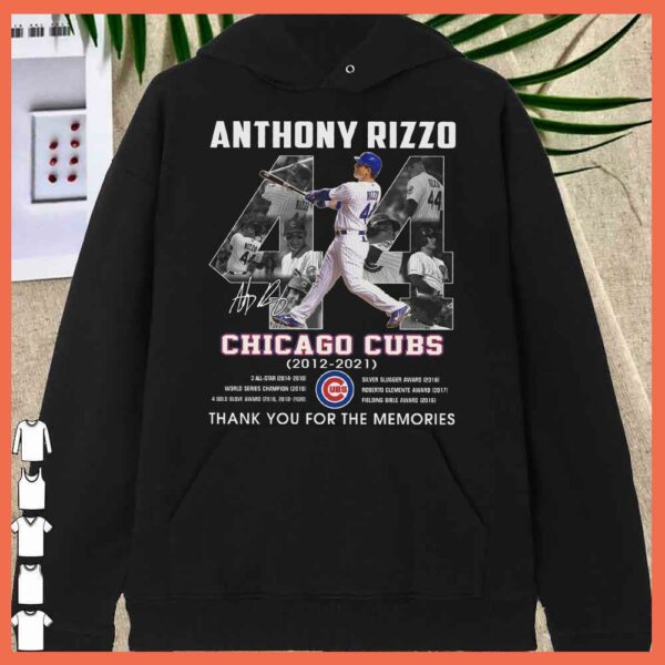 Anthony Rizzo Chicago Cubs 2012 2021 Signature Thank You For The Memories Shirt, Anthony Rizzo Shirt
