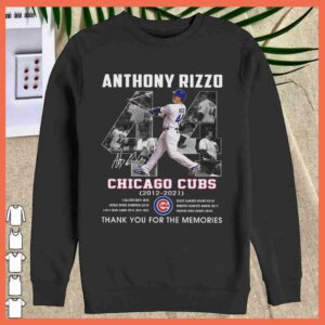 Anthony Rizzo Chicago Cubs 2012 2021 Signature Thank You For The Memories Shirt, Anthony Rizzo Shirt 2