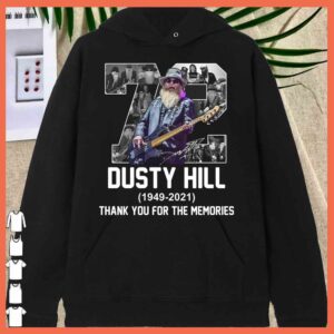 Awesome 72 years Dusty Hill 1949 - 2021 Thank you For The Memories Shirt