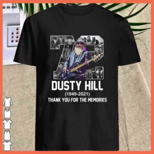 Awesome 72 years Dusty Hill 1949 - 2021 Thank you For The Memories Shirt 3