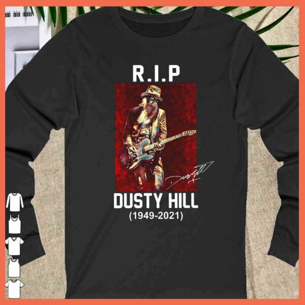 Awesome RIP Dusty Hill 1949 2021 Shirt, Thank you for memories Shirt