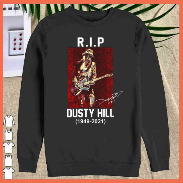 Awesome RIP Dusty Hill 1949 2021 Shirt, Thank you for memories Shirt