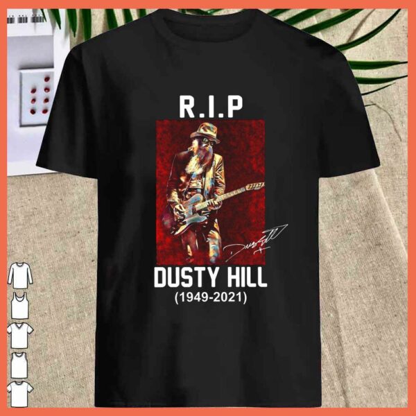 Awesome RIP Dusty Hill 1949 2021 Shirt, Thank you for memories Shirt