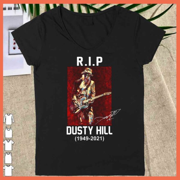 Awesome RIP Dusty Hill 1949 2021 Shirt, Thank you for memories Shirt