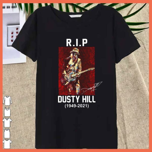 Awesome RIP Dusty Hill 1949 2021 Shirt, Thank you for memories Shirt