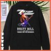 Awesome Texas OutLaw Dusty Hill 1949 2021 Signature thank you for the Memories Shirt
