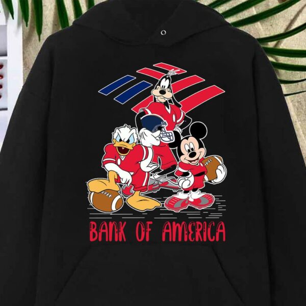 Best Bank Of America mickey Donald Goofy shirt, Bank Of America Donald Shirt, Bank Of America Goofy shirt