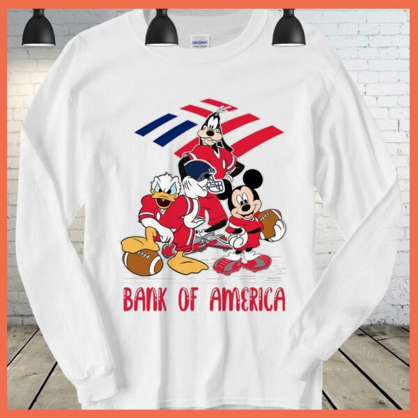 Best Bank Of America mickey Donald Goofy shirt, Bank Of America Donald Shirt, Bank Of America Goofy shirt