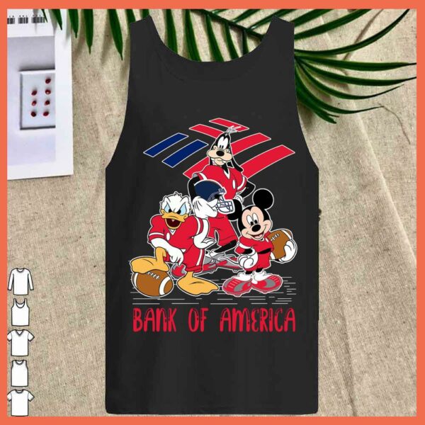 Best Bank Of America mickey Donald Goofy shirt, Bank Of America Donald Shirt, Bank Of America Goofy shirt