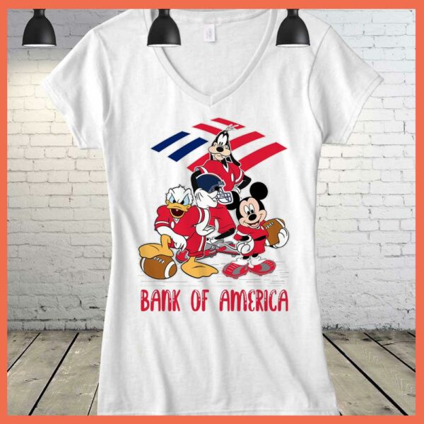 Best Bank Of America mickey Donald Goofy shirt, Bank Of America Donald Shirt, Bank Of America Goofy shirt