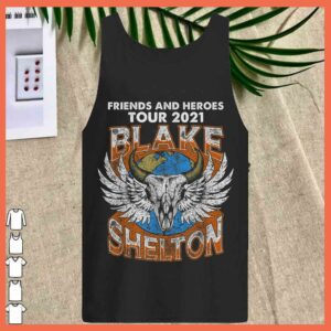 Best Blake Shelton Friends And Heroes Tour 2021 Shirt 2