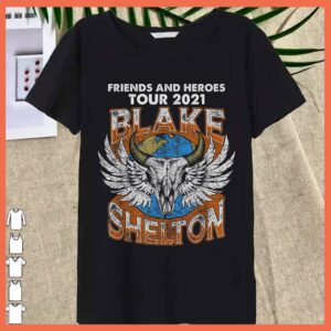 Best Blake Shelton Friends And Heroes Tour 2021 Shirt 3